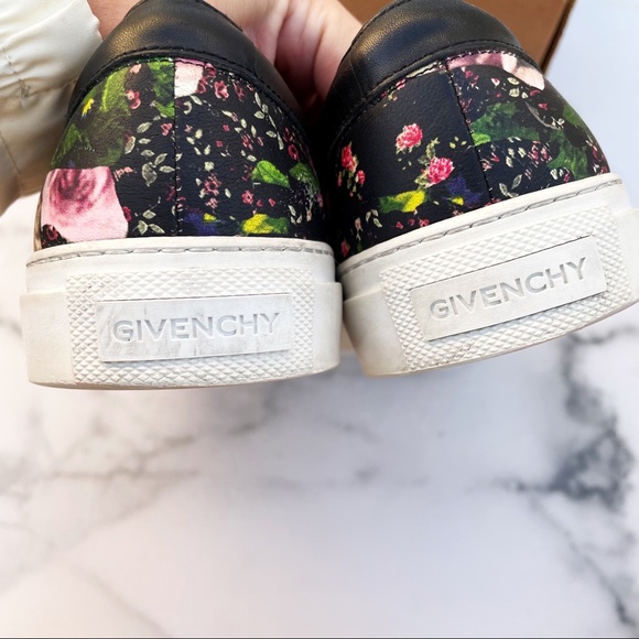 Givenchy women’s floral-print slip-on sneaker skate shoe size IT 38 US 8 - Picture 4 of 16
